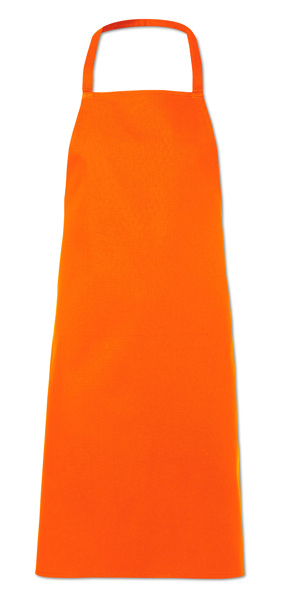 Avental de cozinha algodão Kitab - Laranja