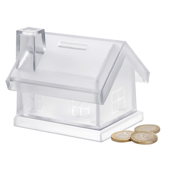 MB - Plastic house coin bank Mybank