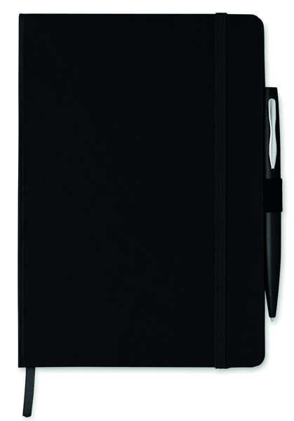 Quaderno A5 con  penna Notaplus - Nero