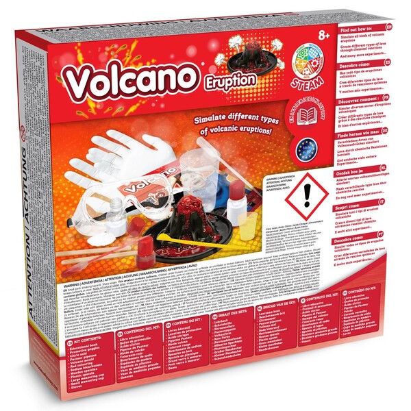 VOLCANIC ERUPTION GAME. Educational game for children