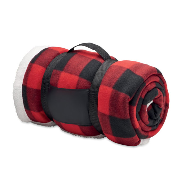 Shermatt fleece blanket 150x120 cm, RPET 180g/m²