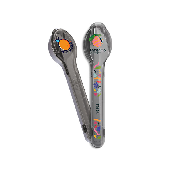 SET DE 3 COUVERTS EN INOX DANS BOITIER RIGIDE