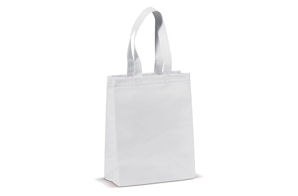 Sac non-tissé laminé petit 105g/m² - Blanc
