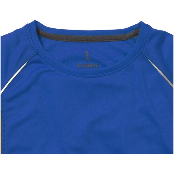 Męski T-shirt Quebec z krótkim rękawem z dzianiny Cool Fit odprowadzającej wilgoć - Niebieski / Antracyt / L