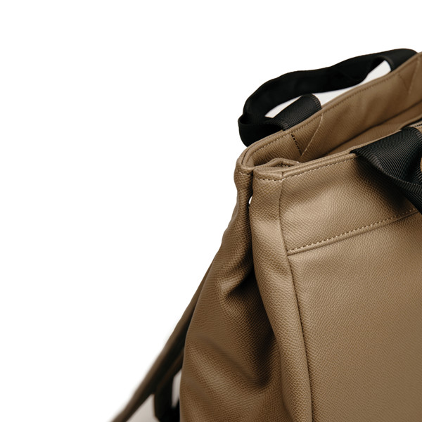 VINGA Bermond RCS recycled PU backpack - Brown
