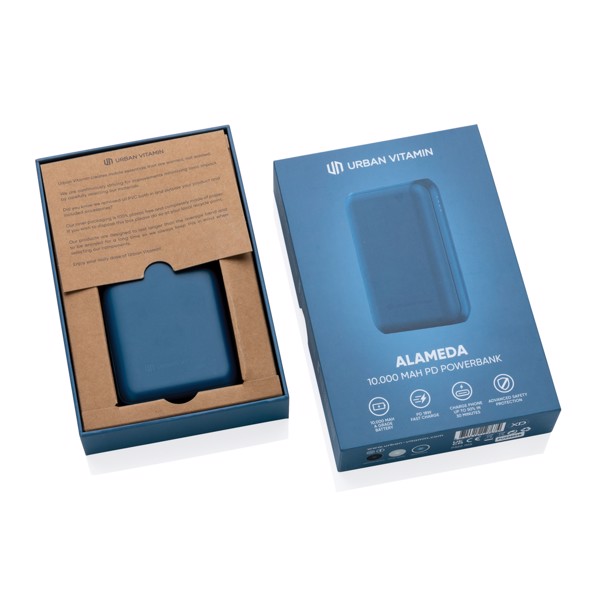 Powerbank 10.000 mAh 18W PD Urban Vitamin Alameda - Bleu