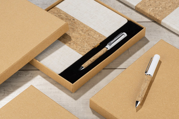 Set - notebook with pen CALMO