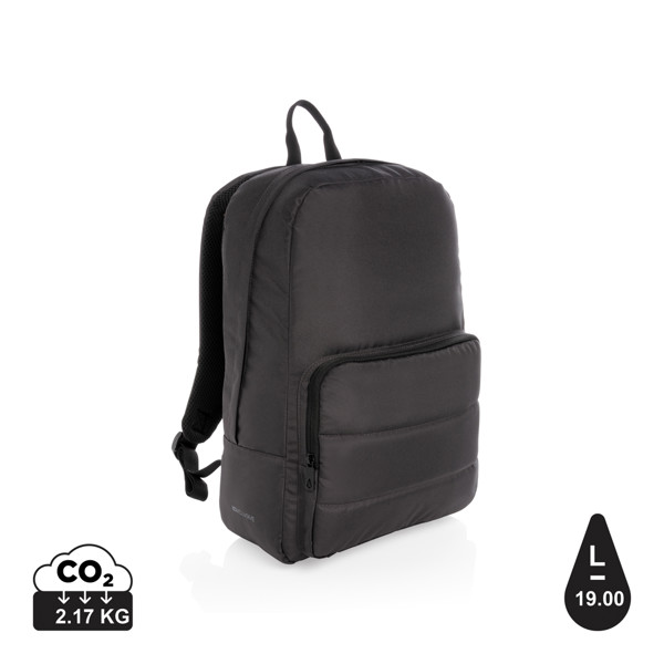 Impact AWARE™ RPET Basic 15,6" Laptop-Rucksack - Schwarz