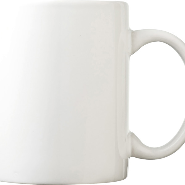 Ceramic coffee mug TEODOR - White