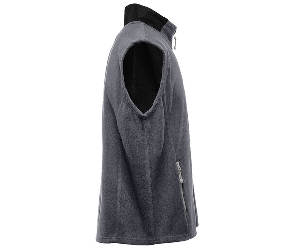 Bodywarmer polaire contrasté - GREY / 4XL