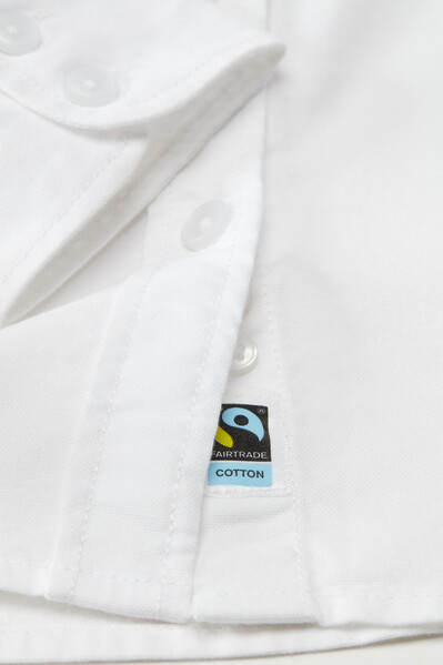 Cottover Gots Oxford Shirt L/S Man white 44