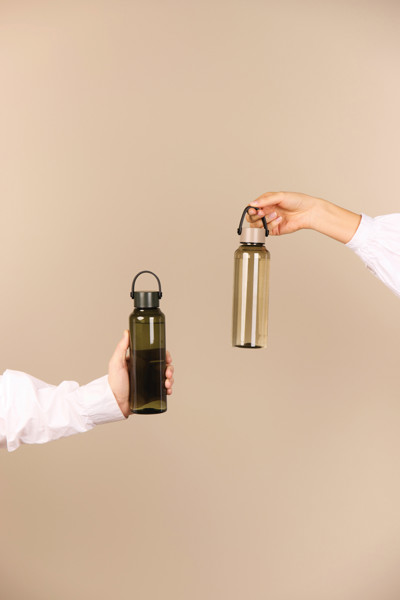 VINGA Baltimore RCS RPET bottle 550 ML - Greige