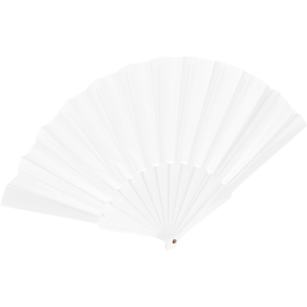 Plastic fan SALOMEA - White