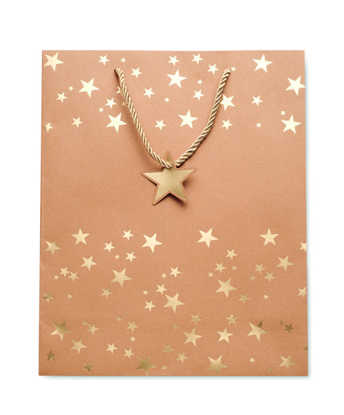 Saco de papel de embrulho Sparkle - Ouro
