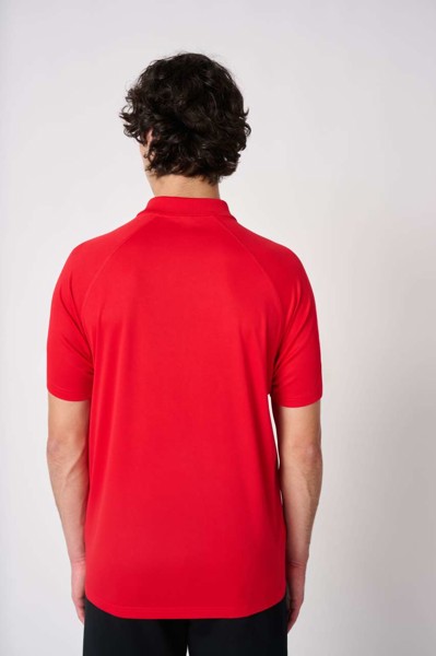 Men's Basic Polyester Polo Shirt - Ideal White / XS