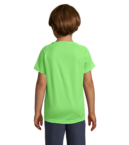 SPORTY T-SHIRT CRIANÇA 140g Sporty Kids - Verde FluoXXL