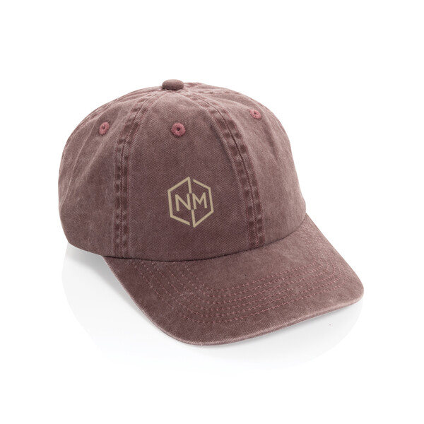 BEAU AWARE™ 6-panelová šiltovka z 270 gsm bavlneného twillu - Maroon