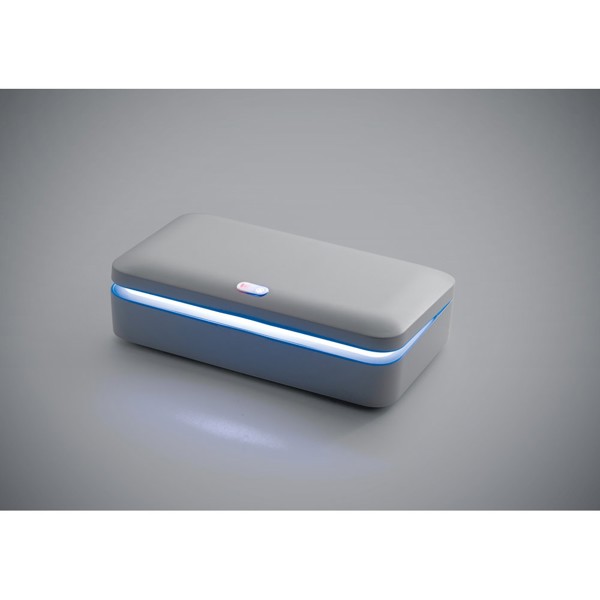 BACTOUT. UV-steriliseringsetui med trådløs oplader Hurtig 10W