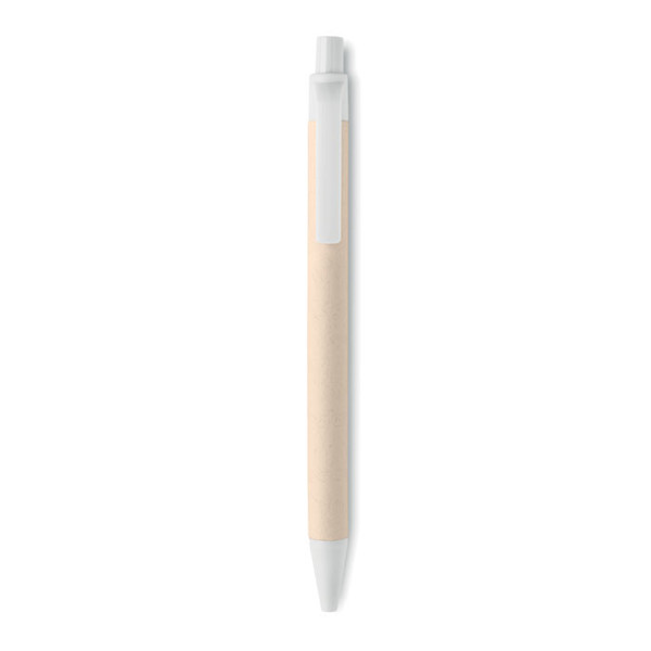 Milk carton paper ball pen Mito Pen - White