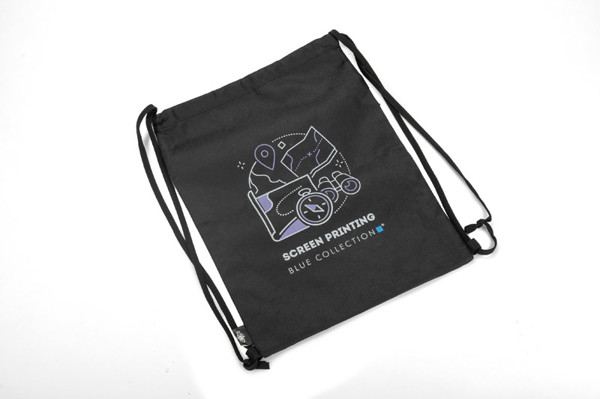 Drawstring bag BASKO - grey