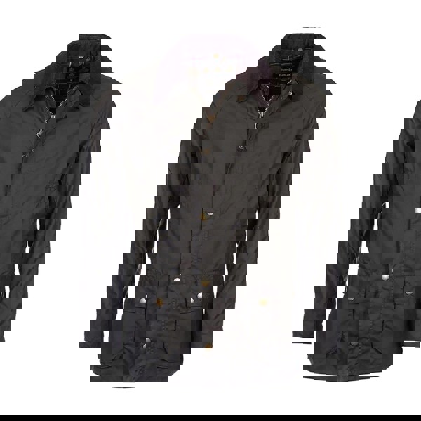 Men's Ashby Wax Jacket - Schwarz-Klassiker - 4XL