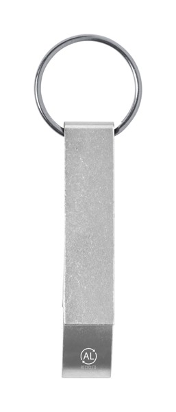 Bottle Opener Keyring Rallop - Silver