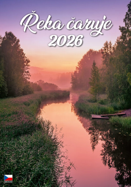 Nástěnný kalendář Řeka čaruje 2026