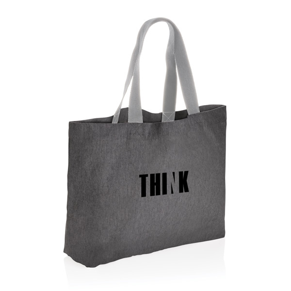 Impact Aware™ 240 gsm rcanvas large tote undyed - Anthracite