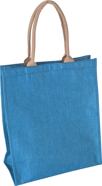 Polyester shopping bag - Cobalt Blue