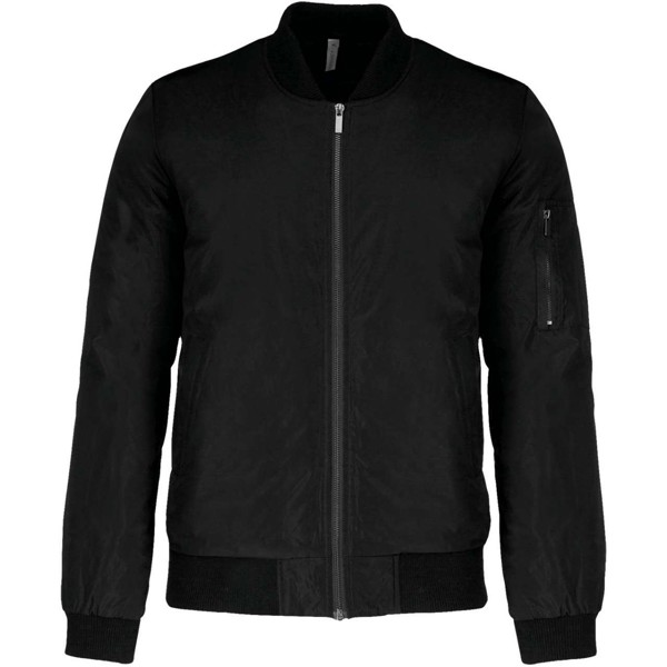 Men's Bomber Jacket - Black / S