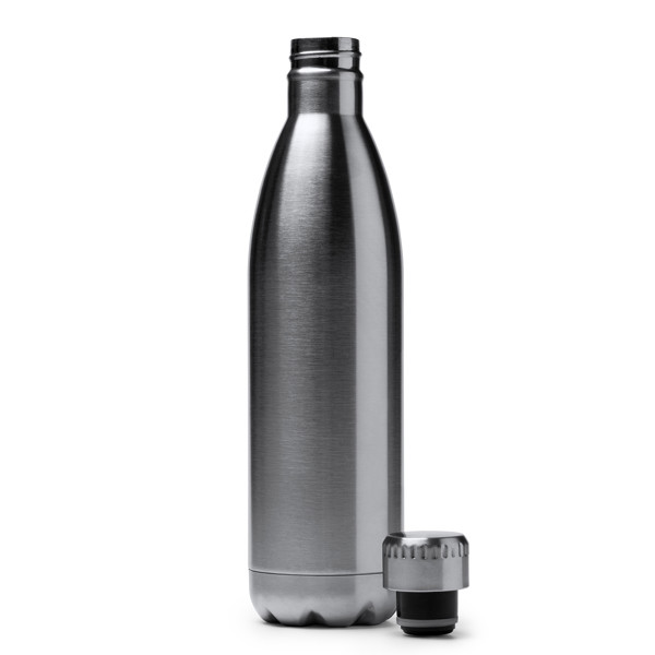 Personalised thermal water bottle stainless steel 850 ml with screw cap