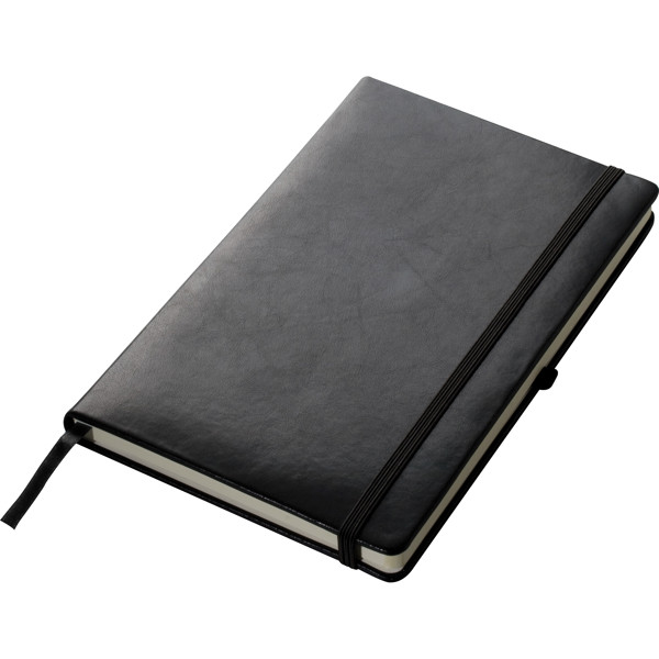 Black A5 notebook SCARLETT - Black