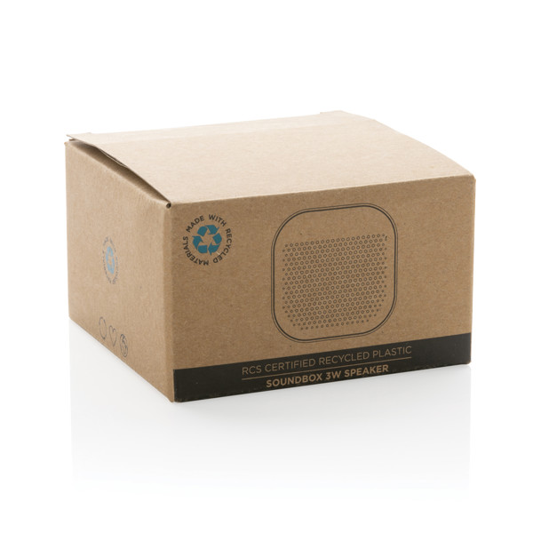 RCS Soundbox zvučnik 3W od reciklirane plastike