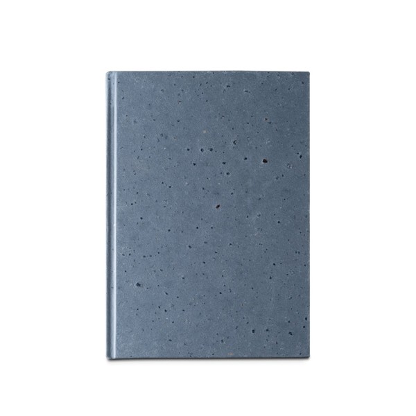 COFFEEPAD RIGID. Bloco de notas A5 com capa rígida fabricada a partir de restos de cascas de café (65%)