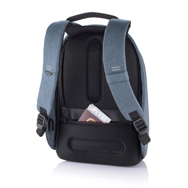 XD Design Bobby Hero Small backpack, USB, 13.3" laptop - Light Blue / Black