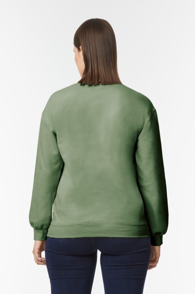 Softstyle™ Midweight Fleece Adult Crewneck - White / XL