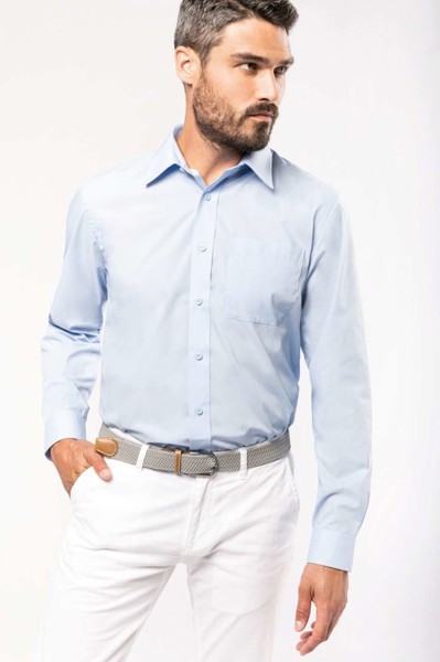 JOFREY - KOŠULJA DUGIH RUKAVOVA - Slate Siva Marl / 4XL