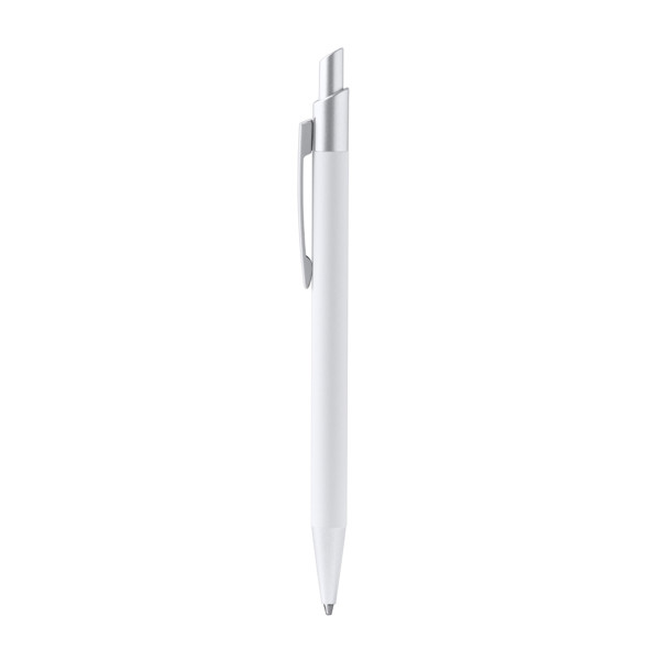 Ball Pen Reclu - White / BLUE INK