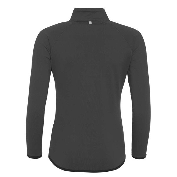 Women's Cool 1/2 Zip Sweat - Charcoal / Jet Black / L