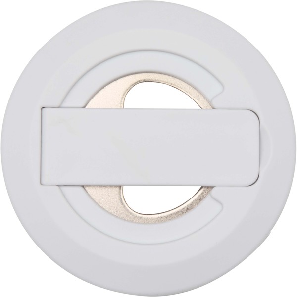 Ain Magnetische Smartphonehalterung  aus recyceltem Kunststoff mit Flaschenöffner - weiss