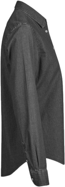 Women's Denim Shirt - Black Denim / S