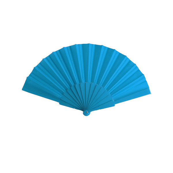 Ventaglio Tela - Azzurro