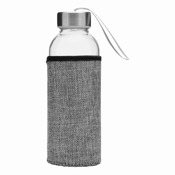 Glass Bottle Take Juty - Grey