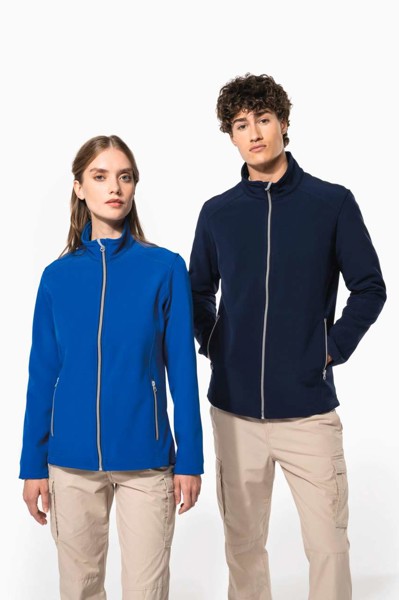 Men’S 2-Layer Softshell Jacket - Light Royal Blue / S