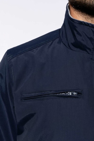 City Blouson Jacket - Red / White / Navy / L