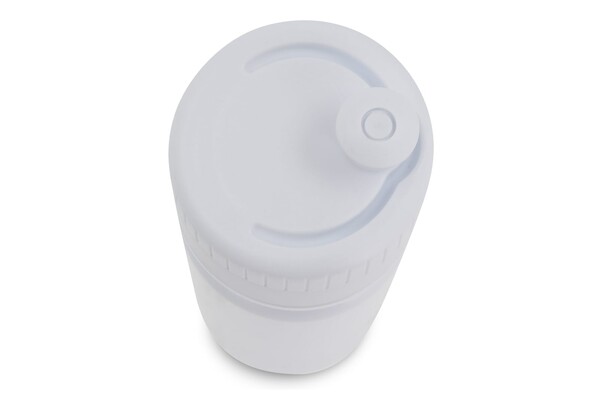Sportsflaske med kant 750ml - Hvid / Hvid