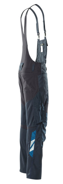 Pantaloni salopetă cu buzunare pentru genunchi - MASCOT® - Dark Navy