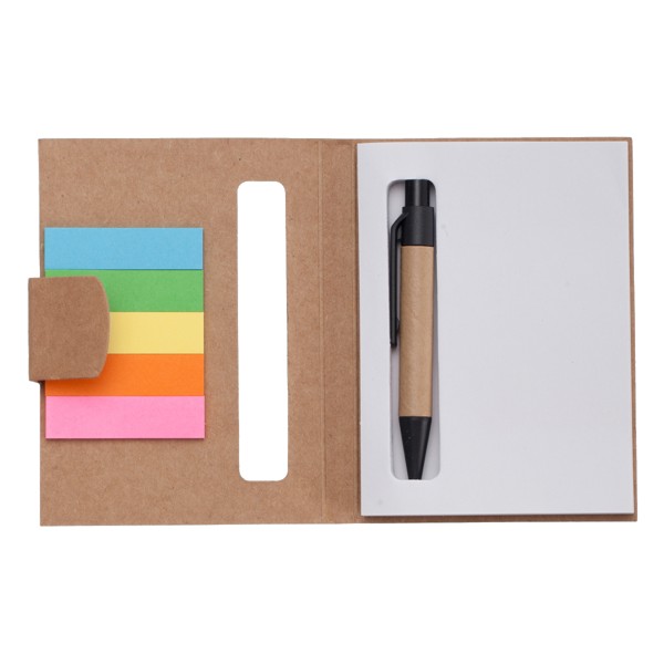 Mini notepad 80x110/100p plain with ballpen