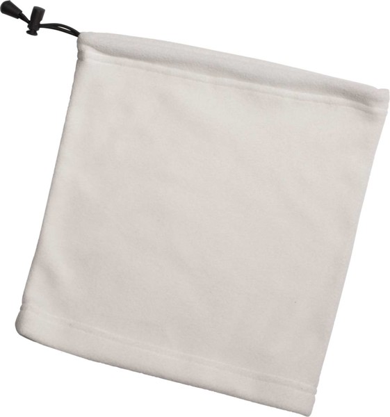 Polar Fleece Neckwarmer - White