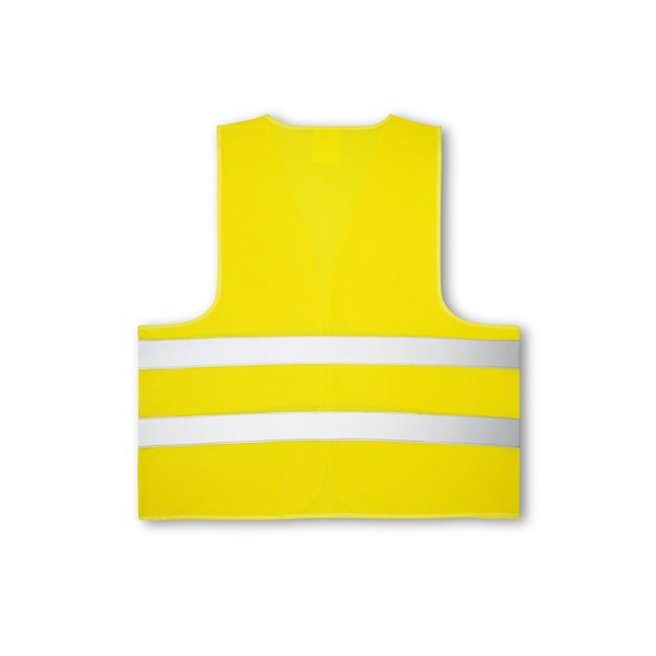 YELLOWSTONE. Gilet haute visibilité 100% polyester - Jaune